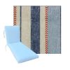 Universal Chaise Cushions in Richloom Solarium Wekender Multi 3 Universal Sizes