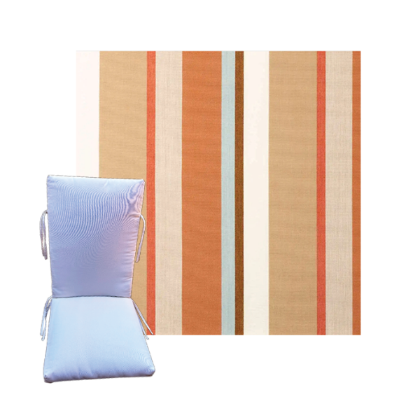 Sunbrella Beaming Mojave Universal Patio Chair Cushion in 9 sizes. - Sunbrella Cushions for Chairs