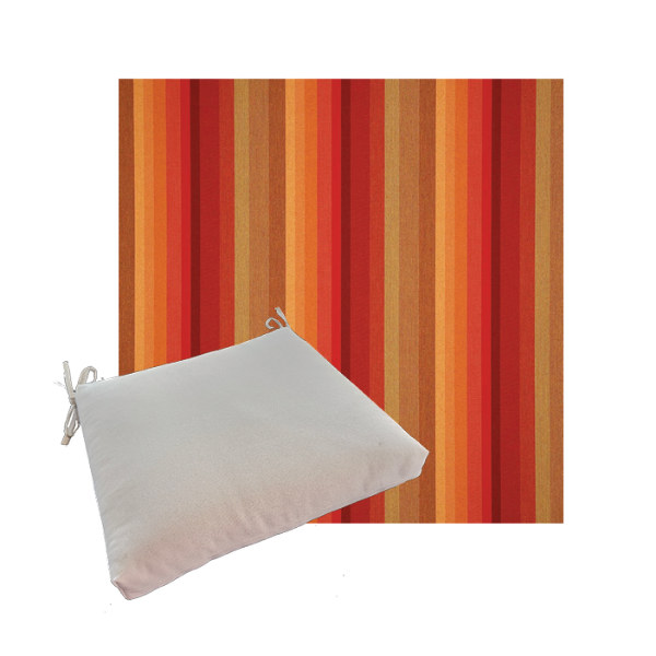 Outdoor Dining Chair Cushion Universal Sizes - Sunbrella Astoria Sunset