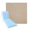 Classic Universal Chaise Lounge Cushions | Sunbrella Blend Sand Fabric | 3 Sizes