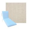Classic Universal Chaise Lounge Cushions | Sunbrella Blend Linen Fabric | 3 Sizes