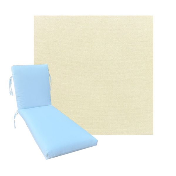 Classic Universal Chaise Lounge Cushions | Sunbrella Canvas Canvas Fabric | 3 Sizes