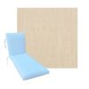 Classic Universal Chaise Lounge Cushions | Sunbrella Canvas Flax Fabric | 3 Sizes