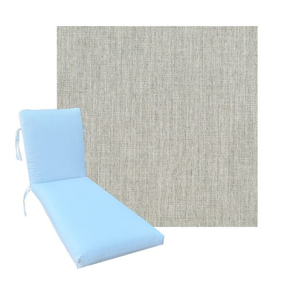 Classic Universal Chaise Lounge Cushions | Sunbrella Canvas Granite Fabric | 3 Sizes