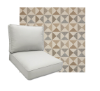 Sunbrella Array Dune Patio Chair Replacement Cushions