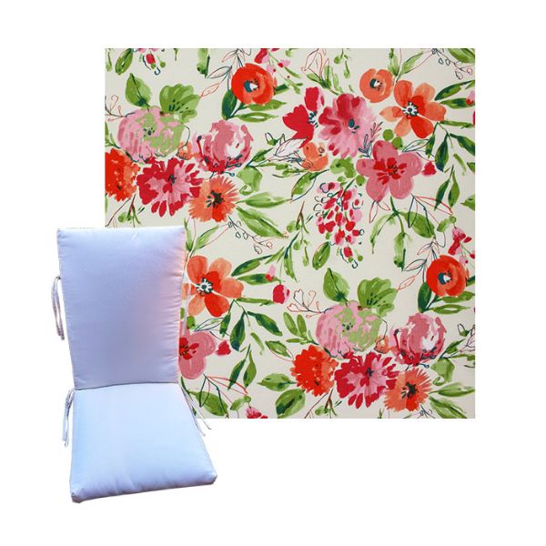 Bettina Garden by Richloom Solarium -  Universal Patio Chair Cushion With Ties