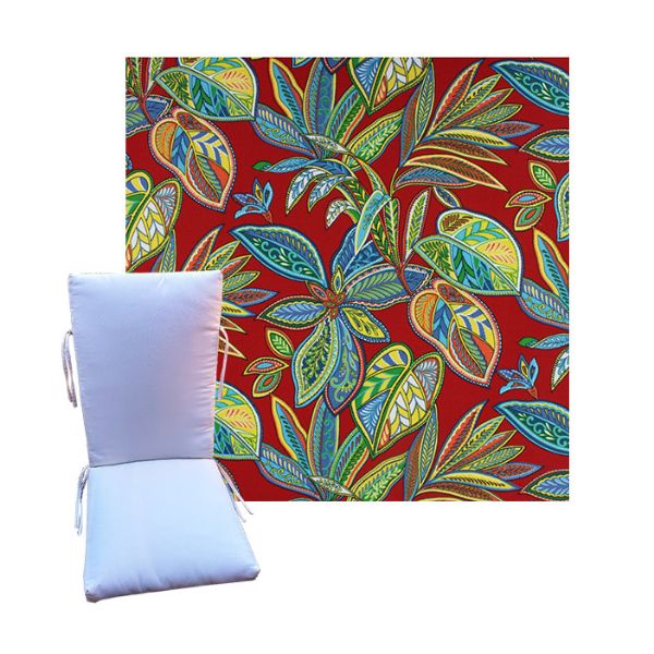 Crestwood Multi by Richloom Solarium -  Universal Patio Chair Cushion With Ties