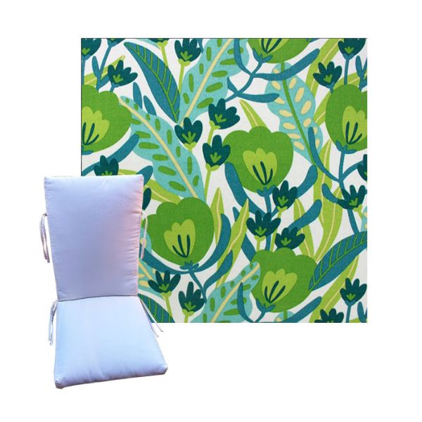 Fournette Palm by Richloom Solarium -  Universal Patio Chair Cushion With Ties
