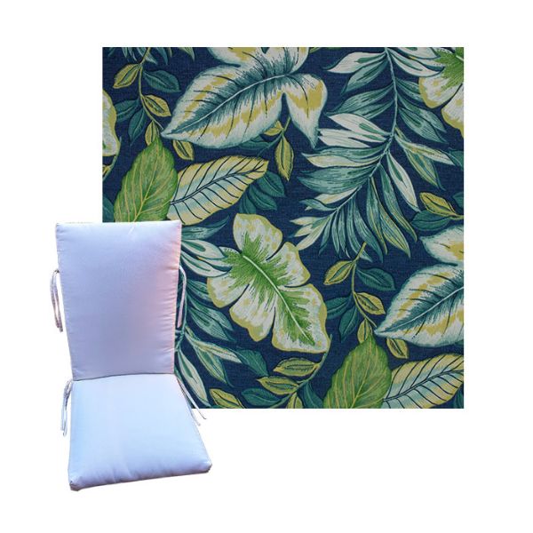 Goldcoast Capris by Richloom Solarium -  Universal Patio Chair Cushion With Ties