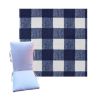 Patterson Navy by Richloom Solarium -  Universal Patio Chair Cushion With Ties