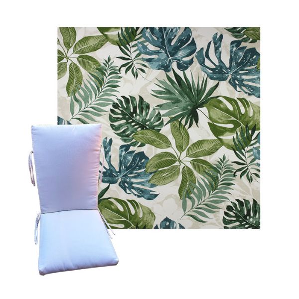 Piermont Palm by Richloom Solarium - Universal Patio Chair Cushion With Ties