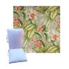 Tahiti Sunrise by Richloom Solarium - Universal Patio Chair Cushion With Ties