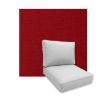 Universal Deep Seating Replacement Cushions in Sunbrella Play Scarlett Fabrics