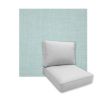 Universal Deep Seating Replacement Cushions in Sunbrella Bliss Dew Outdoor Fabric