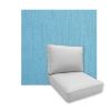 Universal Deep Seating Replacement Cushions in Sunbrella Cast Horizon Outdoor Fabric