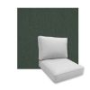 Universal Deep Seating Replacement Cushions in Sunbrella Cast Ivy Outdoor Fabric