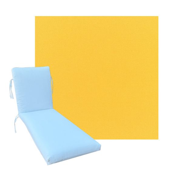 Classic Universal Chaise Lounge Cushions | Sunbrella Canvas Fabric | 3 Sizes