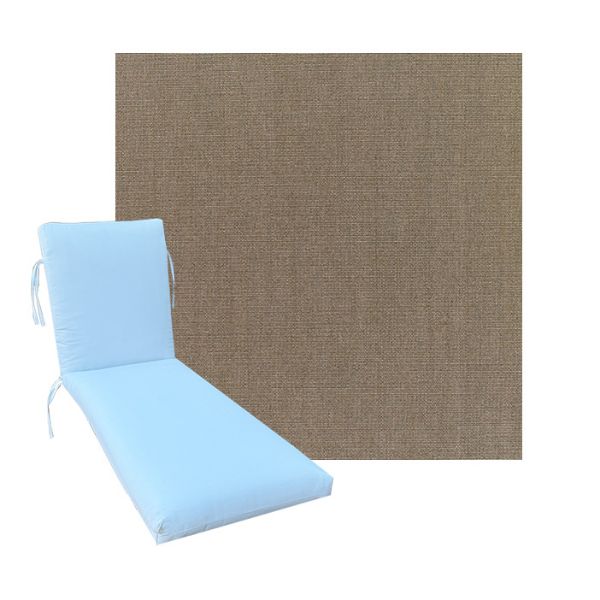 Classic Universal Chaise Lounge Cushions | Sunbrella Canvas Fabric | 3 Sizes