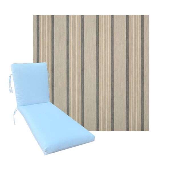 Classic Universal Chaise Lounge Cushions | Sunbrell Fabric | 3 Sizes