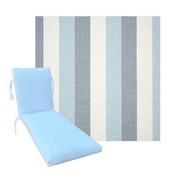 Classic Universal Chaise Lounge Cushions | Sunbrell Fabric | 3 Sizes