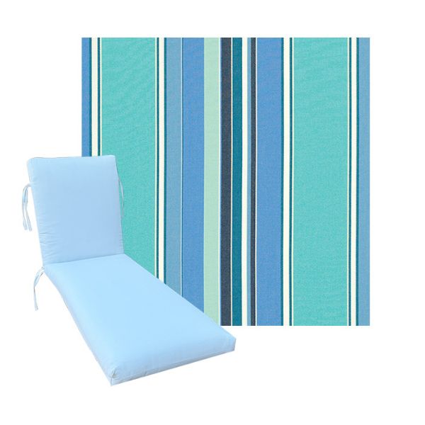 Classic Universal Chaise Lounge Cushions | Sunbrell Fabric | 3 Sizes