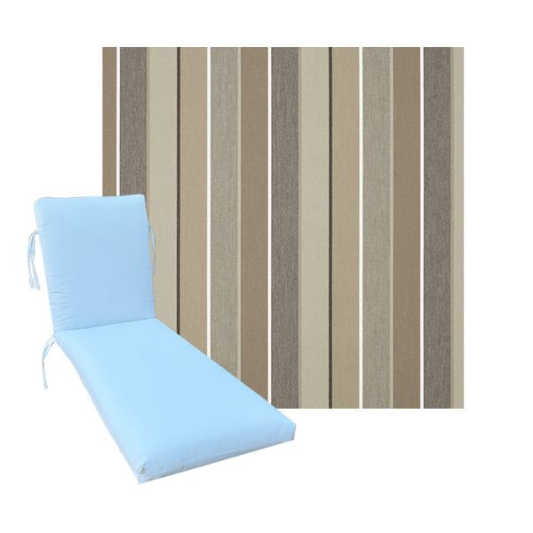 Classic Universal Chaise Lounge Cushions | Sunbrell Fabric | 3 Sizes
