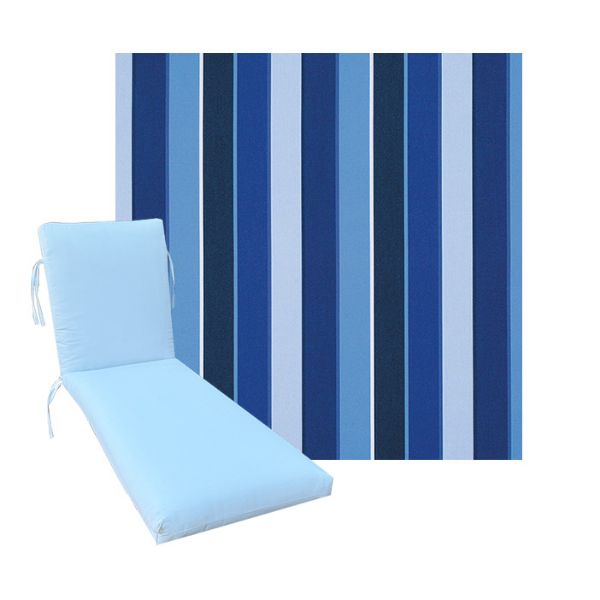 Classic Universal Chaise Lounge Cushions | Sunbrell Fabric | 3 Sizes