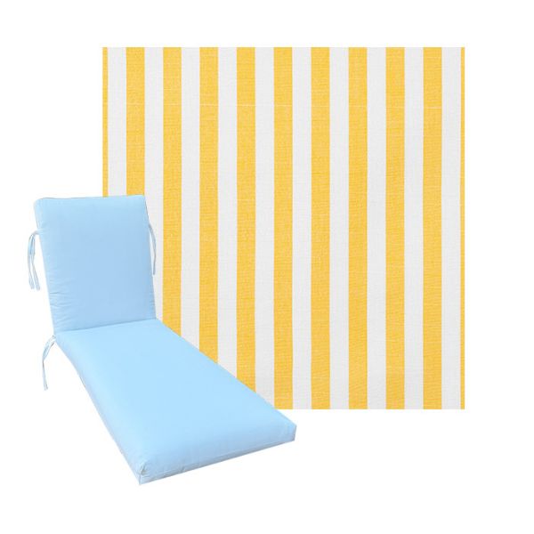 Classic Universal Chaise Lounge Cushions | Sunbrell Fabric | 3 Sizes