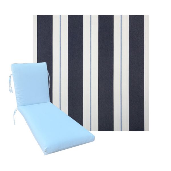 Classic Universal Chaise Lounge Cushions | Sunbrell Fabric | 3 Sizes