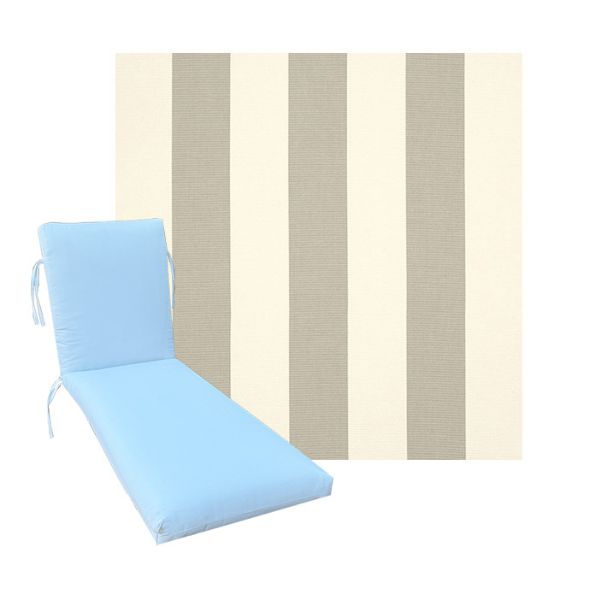 Classic Universal Chaise Lounge Cushions | Sunbrell Fabric | 3 Sizes