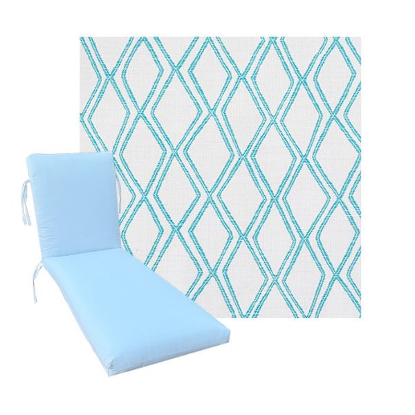 Classic Universal Chaise Lounge Cushions | Sunbrell Fabric | 3 Sizes