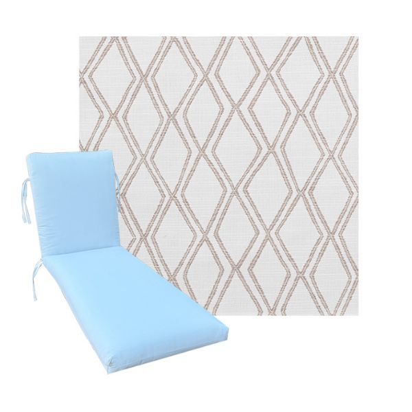 Classic Universal Chaise Lounge Cushions | Sunbrell Fabric | 3 Sizes