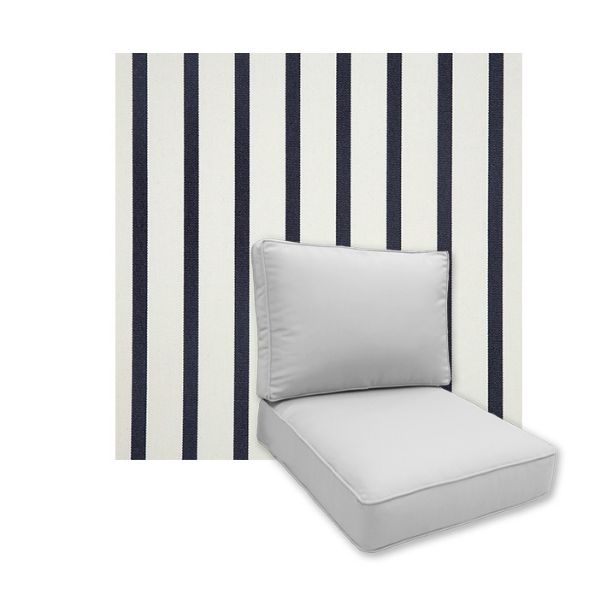 Picture of Lido Indigo Universal Deep Seating Outdoor Cushions