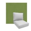 Universal Deep Seating Replacement Cushions in Sunbrella Spectrum Cilantro Outdoor Fabric