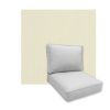 Universal Deep Seating Replacement Cushions in Sunbrella Spectrum Eggshell Outdoor Fabric