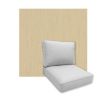 Universal Deep Seating Replacement Cushions in Sunbrella Spectrum Sand Outdoor Fabric