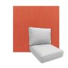 Universal Deep Seating Replacement Cushions in Sunbrella Canvas Brick Outdoor Fabric