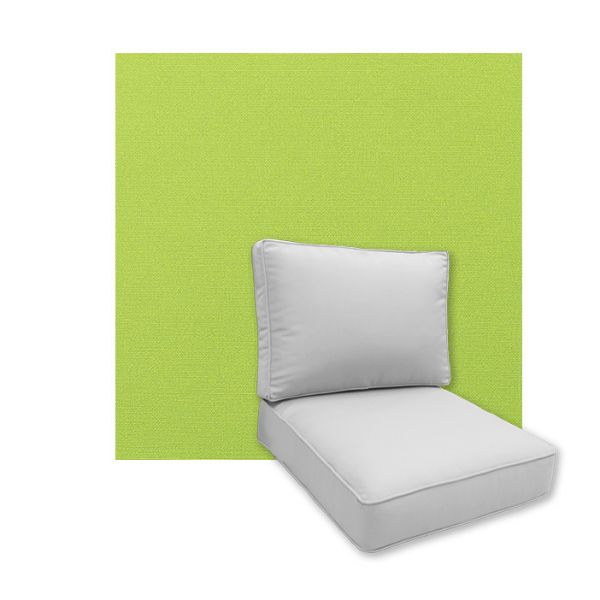 Universal Deep Seating Replacement Cushions in Sunbrella Canvas Macaw Outdoor Fabric