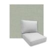 Universal Deep Seating Replacement Cushions in Sunbrella Exhale Rainwashed Outdoor Fabric
