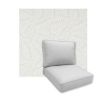 Universal Deep Seating Replacement Cushions in Sunbrella Lively Sage Outdoor Fabric