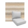 Universal Deep Seating Replacement Cushions in Sunbrella Valley Dune Outdoor Fabric