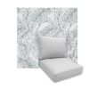 Universal Deep Seating Replacement Cushions in Sunbrella Calm Laurel Outdoor Fabric