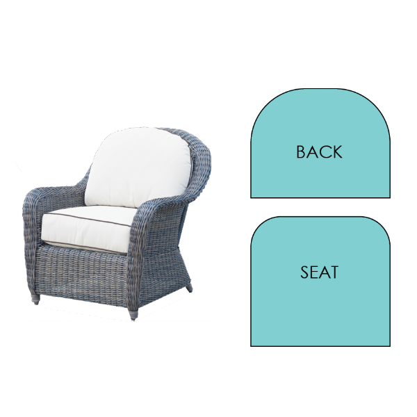 Picture of Coming soon - Wicker Chair Cushion Set Style 2