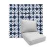 Universal Deep Seating Replacement Cushions in Sunbrella Midori Indigo Outdoor Fabric