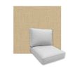 Universal Deep Seating Replacement Cushions in Sunbrella Sailcloth Sahara Outdoor Fabric