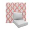 Universal Deep Seating Replacement Cushions in Sunbrella Voyage Tamale Outdoor Fabric