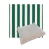 Outdoor Dining Chair Cushion Universal Sizes - Sunbrella Mason Forrest Green