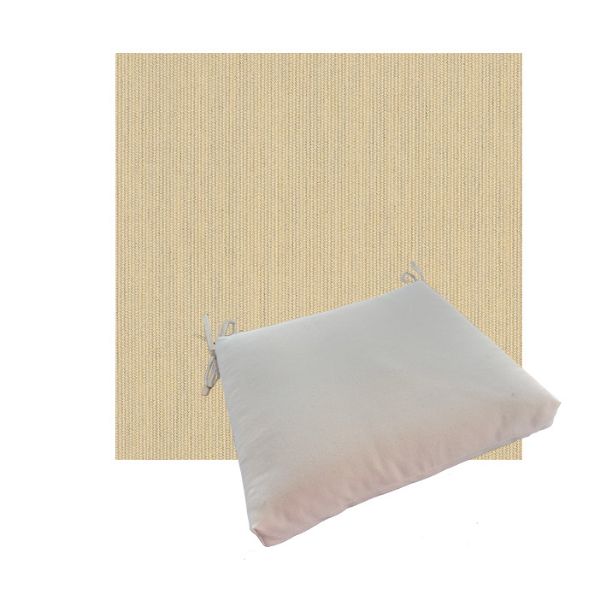 Outdoor Dining Chair Cushion Universal Sizes - Sunbrella Spectrum Mushroom