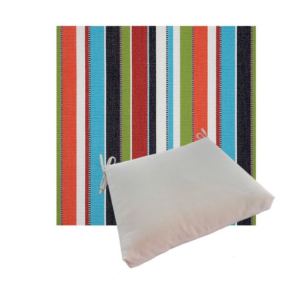 Outdoor Dining Chair Cushion Universal Sizes - Sunbrella Carousel Confetti