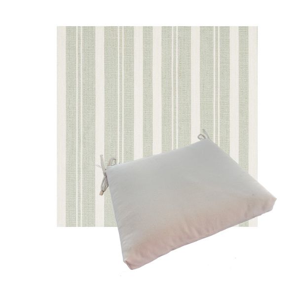 Outdoor Dining Chair Cushion Universal Sizes - Sunbrella Tranquil Sage